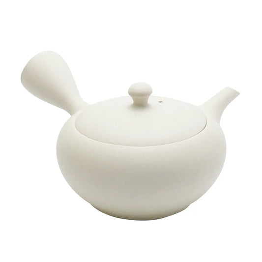 Tokoname Japanese Kyusu | White