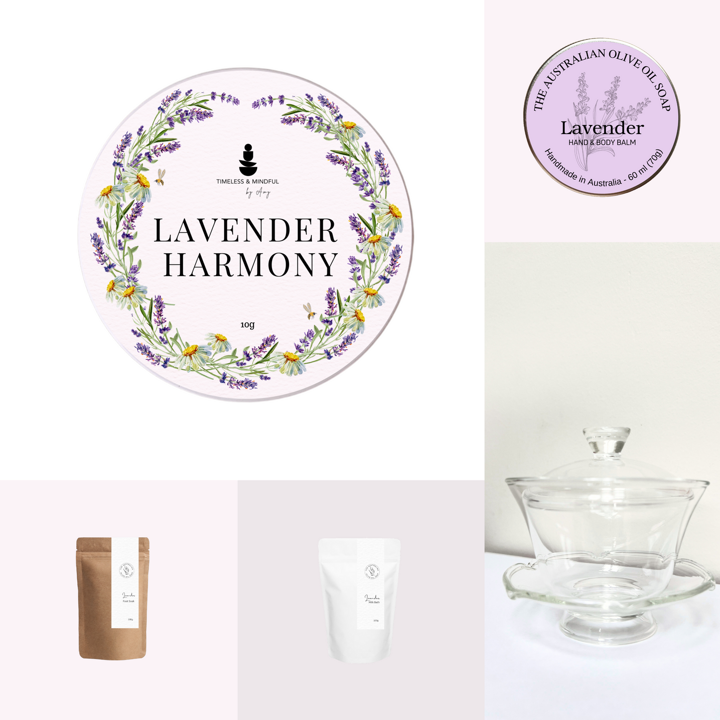 The Lover Pamper Gift Box - LAVENDER HARMONY