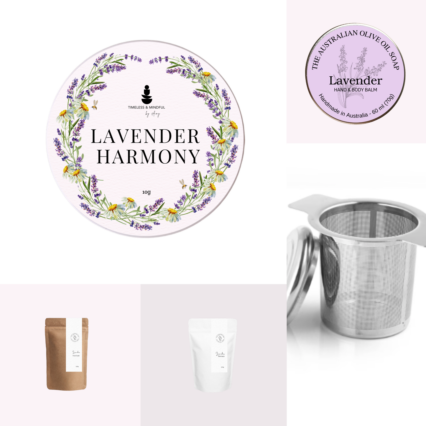 The Lover Pamper Gift Box - LAVENDER HARMONY