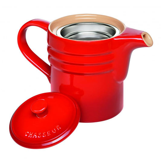 Chasseur La Cuisson Pot with strainer | Red